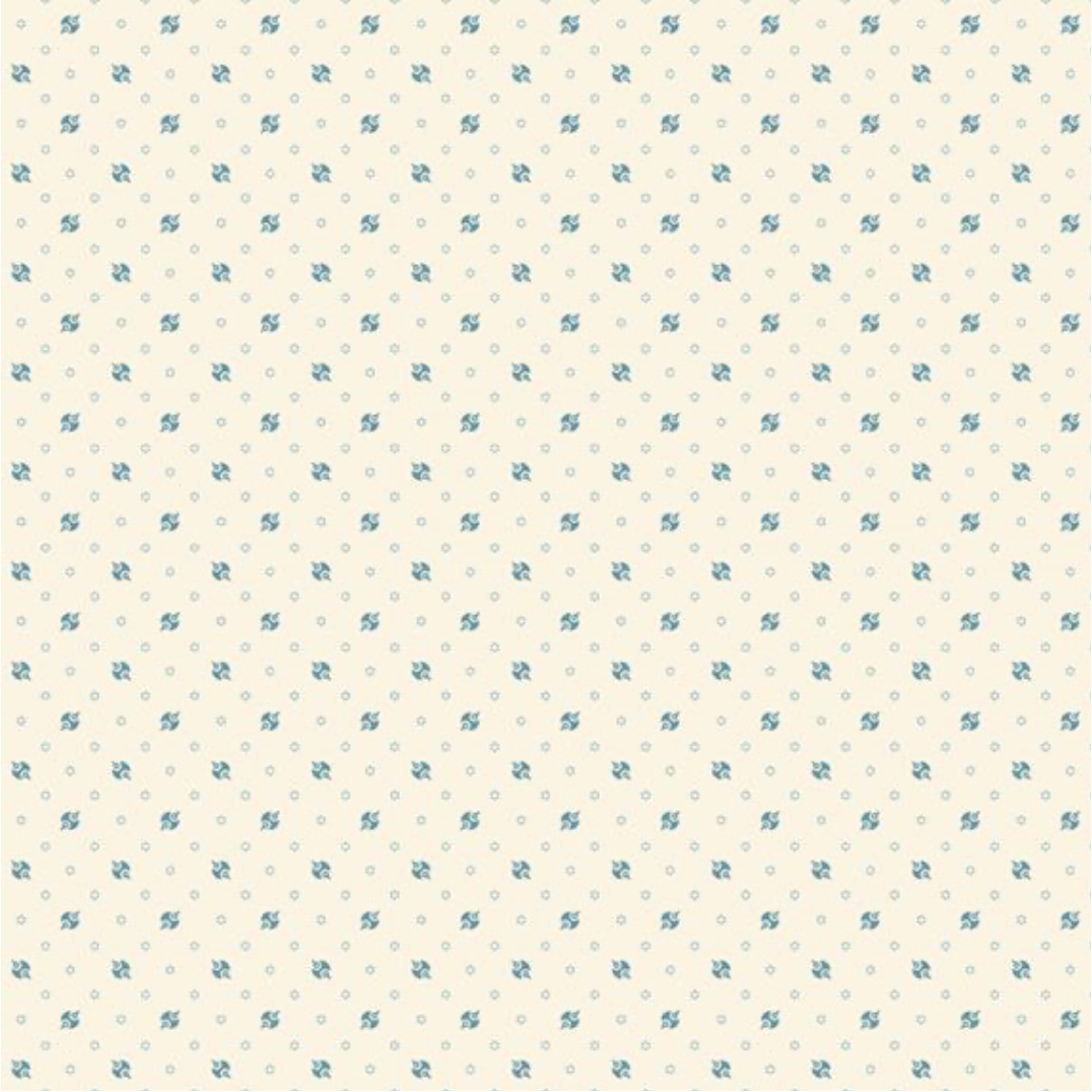 Cottage Florals ~ Mini Dots ~ R261218D  AQUA