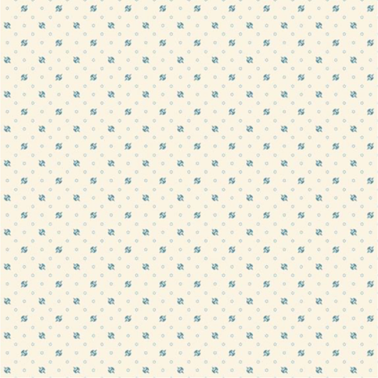 Cottage Florals ~ Mini Dots ~ R261218D  AQUA