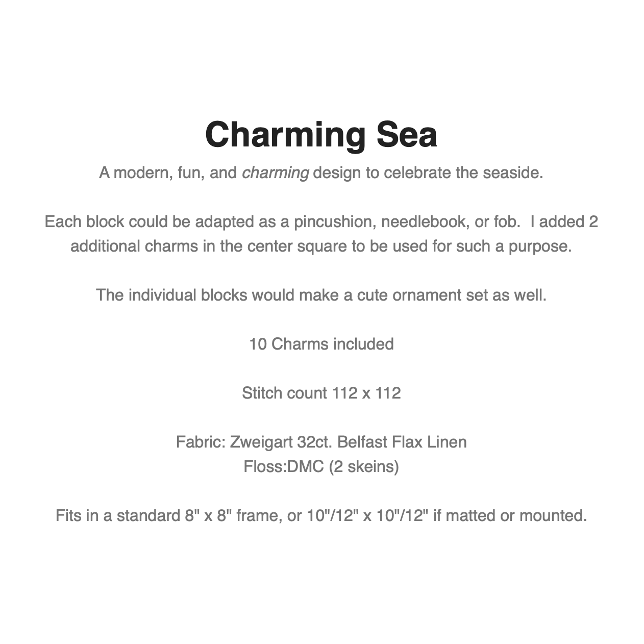 Noteworthy Needle | Charming Sea with Charms MARKET 2025