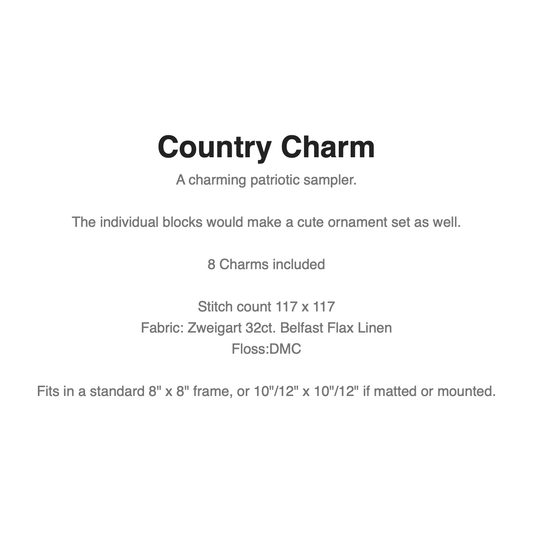 Noteworthy Needle | Country Charm with Charms MARKET 2025