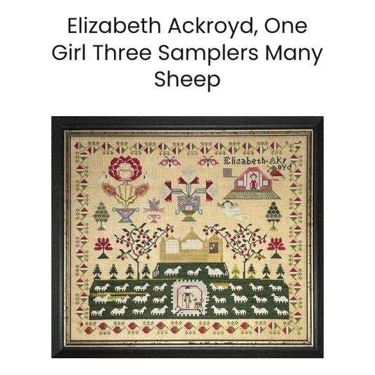 Needlemade Designs | Elizabeth Ackroyd - Set of Three Samplers MARKET 2025