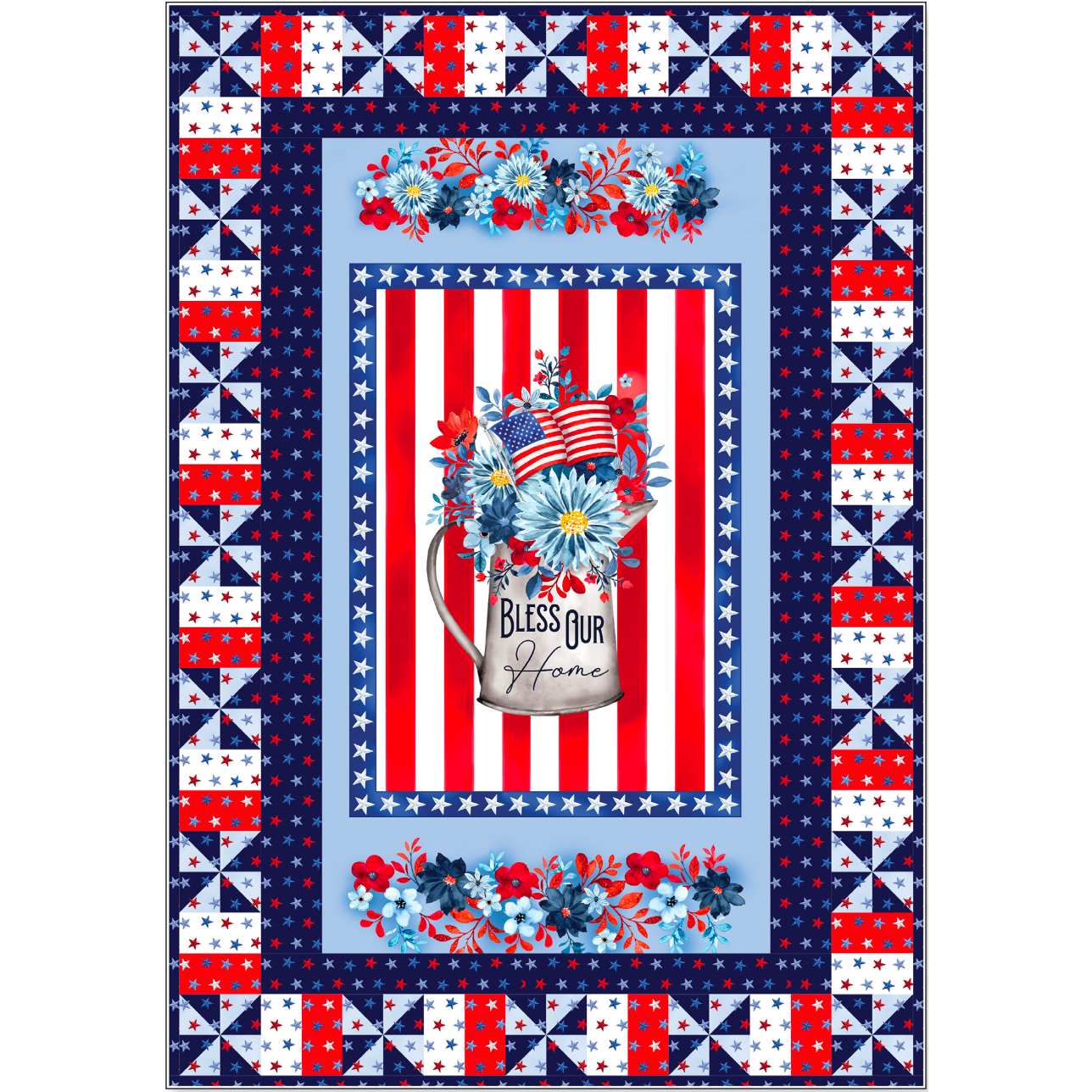 Faith, Family, Freedom ~ Land of the Free Quilt Kit