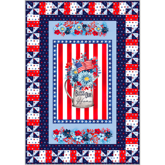 Faith, Family, Freedom ~ Land of the Free Quilt Kit