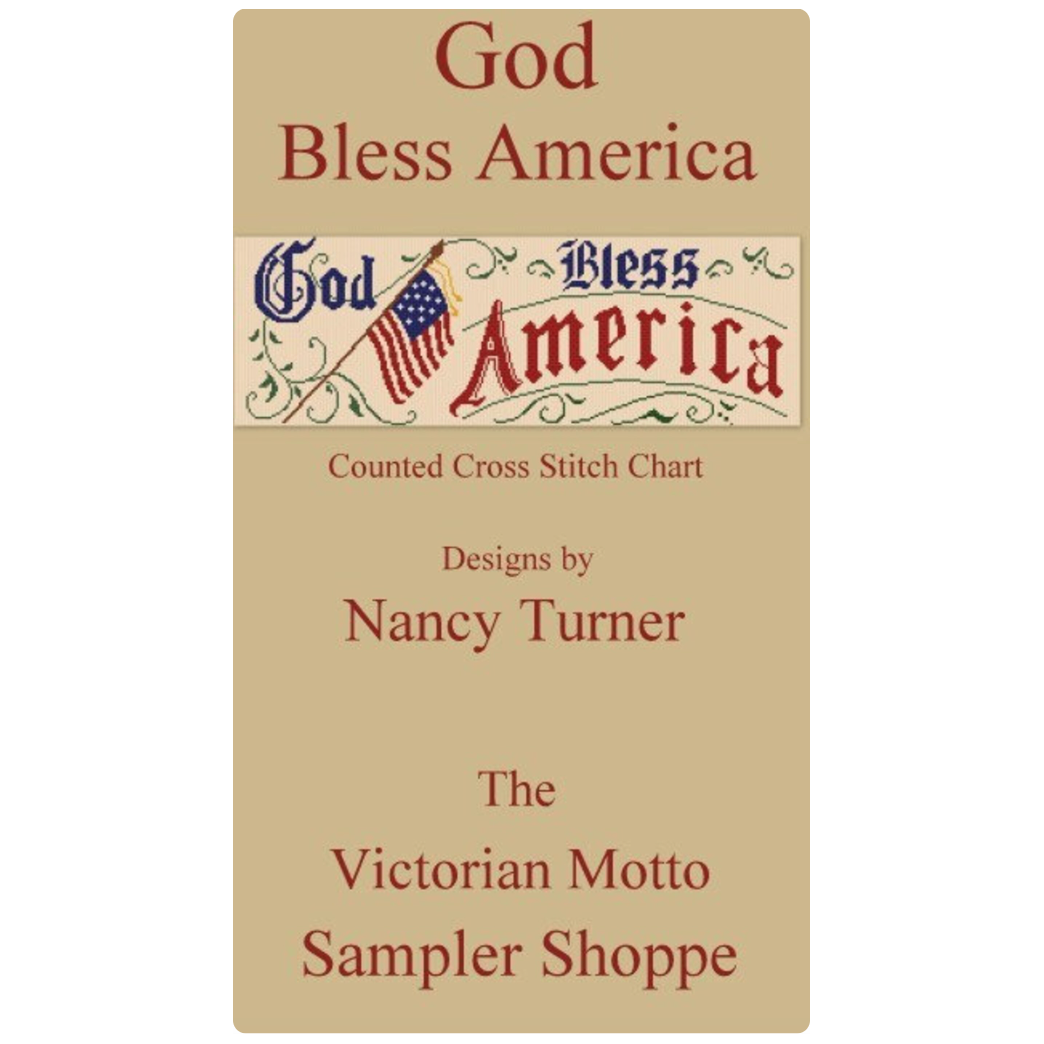 Victorian Motto | God Bless America