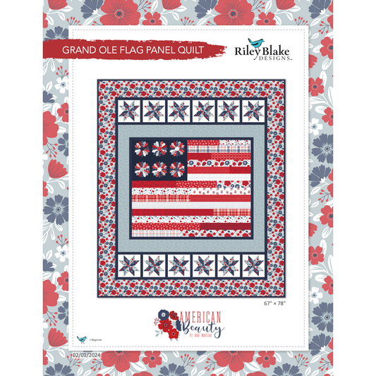 American Beauty ~ Grand Ole Flag Quilt Kit