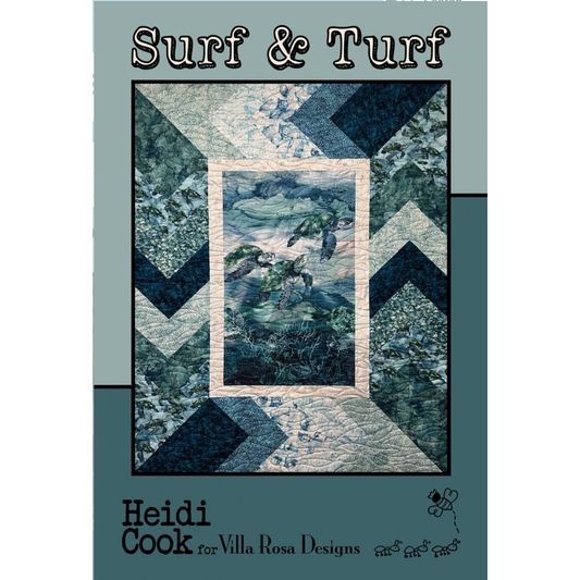 Villa Rosa Designs ~ Surf & Turf Quilt Pattern and/or Kit