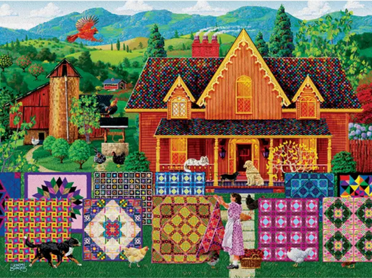 SunsOut | Morning Day Quilt 1,000 Pc Puzzle