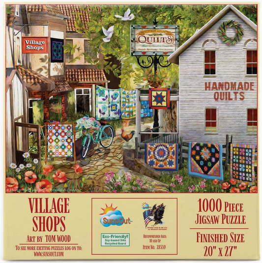 SunsOut | Village Shops 1,000 Pc Puzzle