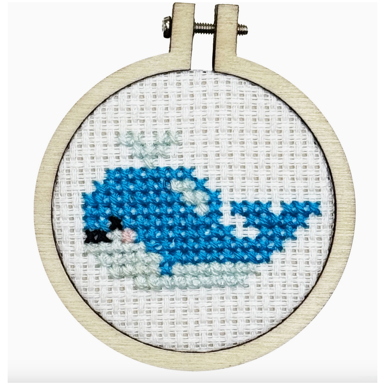 The Craft Kit Company | 'Have a Whale of a Time' Mini Matchbox Cross Stitch Kit