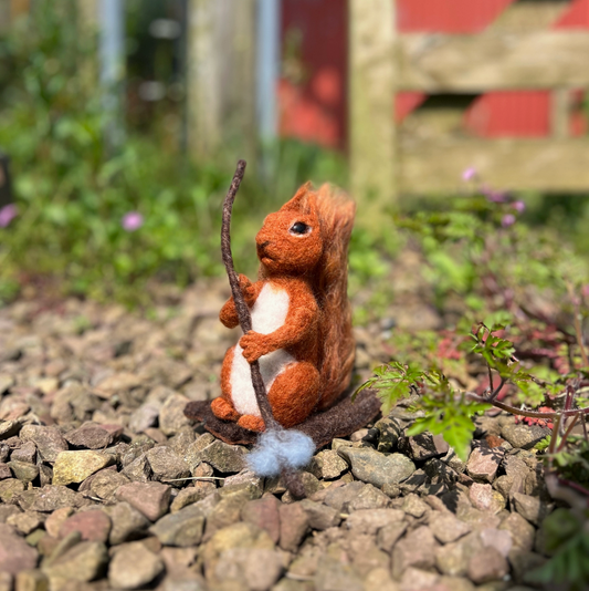 The Crafty Kit Company | Beatrix Potter - Squirrel Nutkin Needle Felting Kit