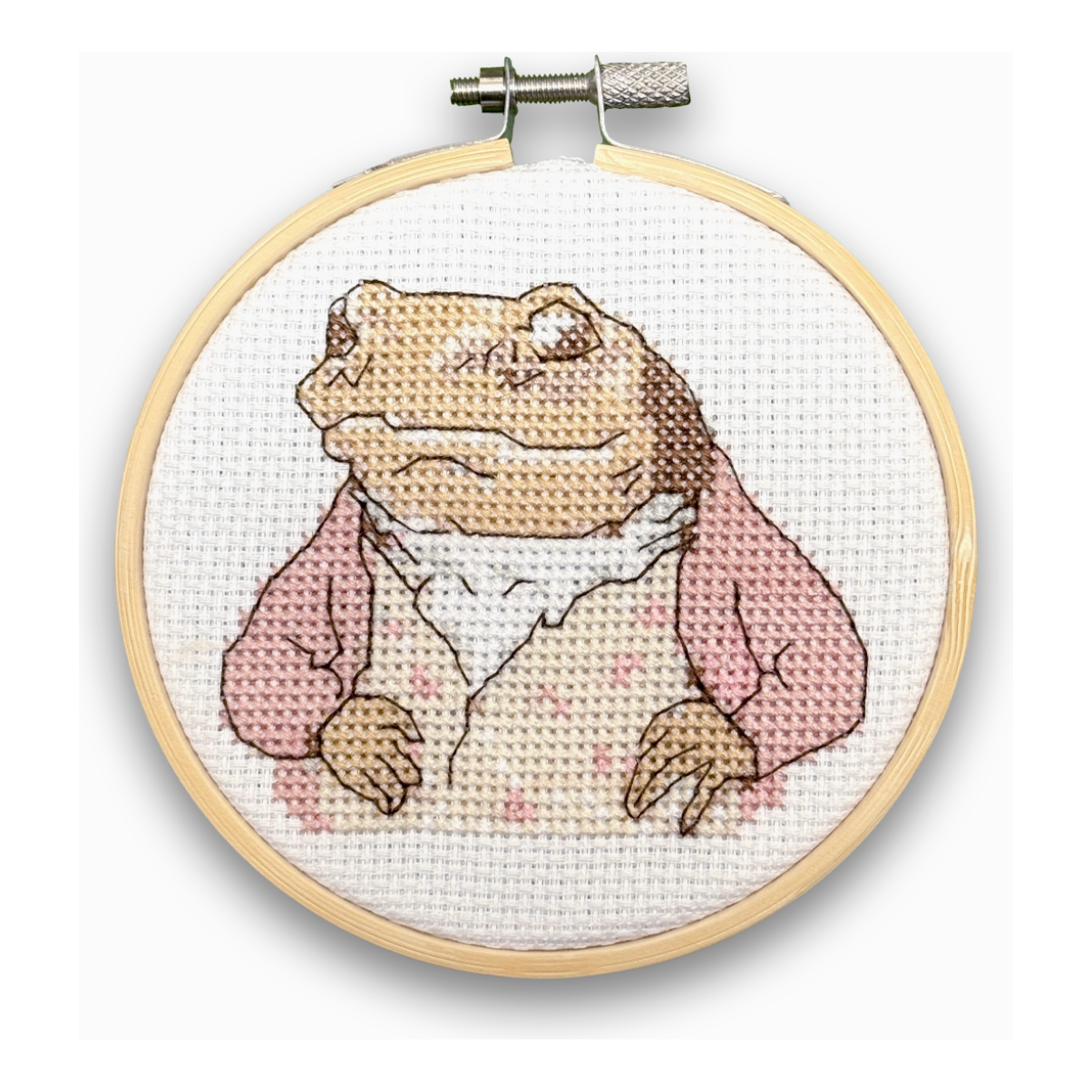 The Craft Kit Company | Beatrix Potter - Jeremy Fisher Mini Cross Stitch Kit