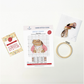 The Craft Kit Company | Beatrix Potter - Jeremy Fisher Mini Cross Stitch Kit