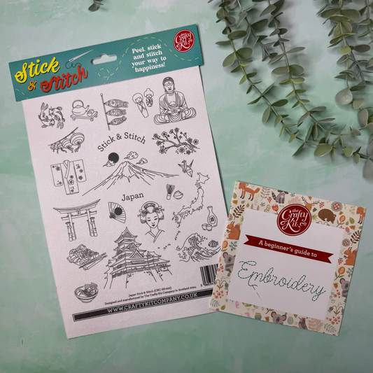 The Craft Kit Company | Japan Stick & Stitch Embroidery Transfers