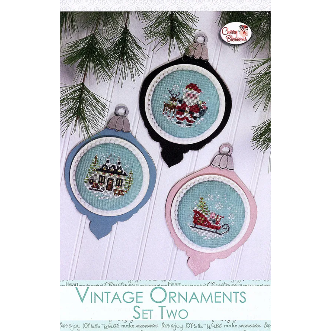 Cherry Blossoms | Vintage Ornaments - Set Two