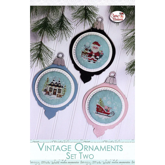 Cherry Blossoms | Vintage Ornaments - Set Two