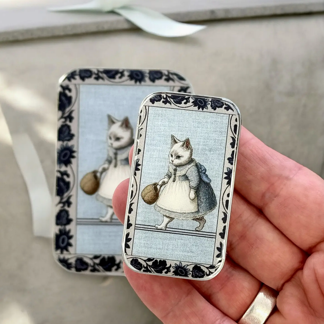 Tin Container Small  | Kitty