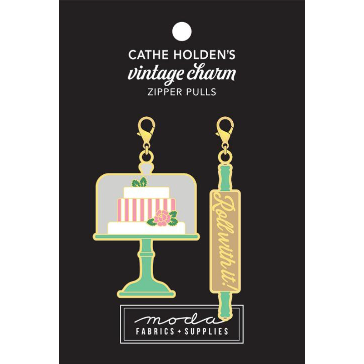 Cathe Holden Zipper Pulls Charms ~ Baking