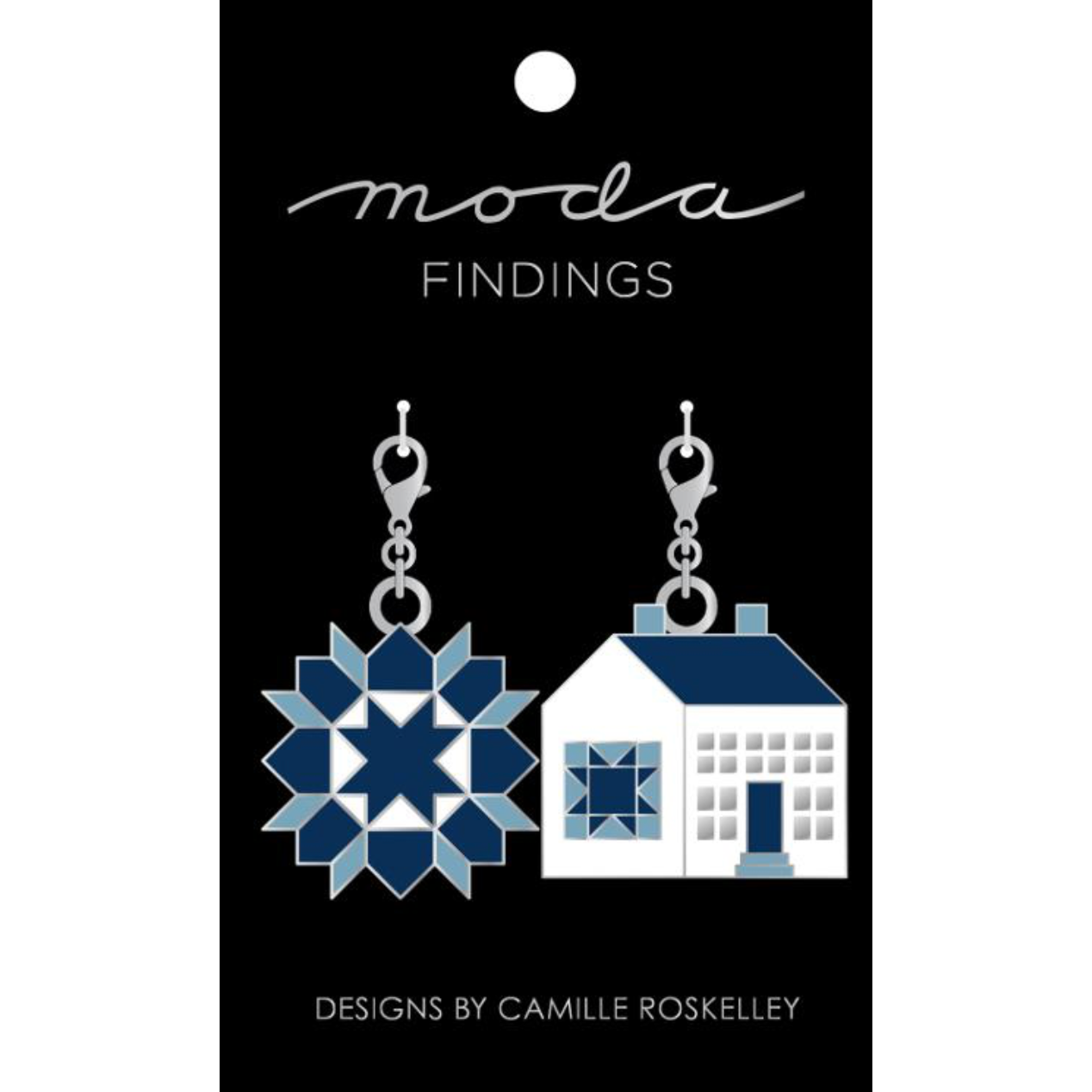 Camille Roskelley Zipper Pulls Charms ~ Block & House