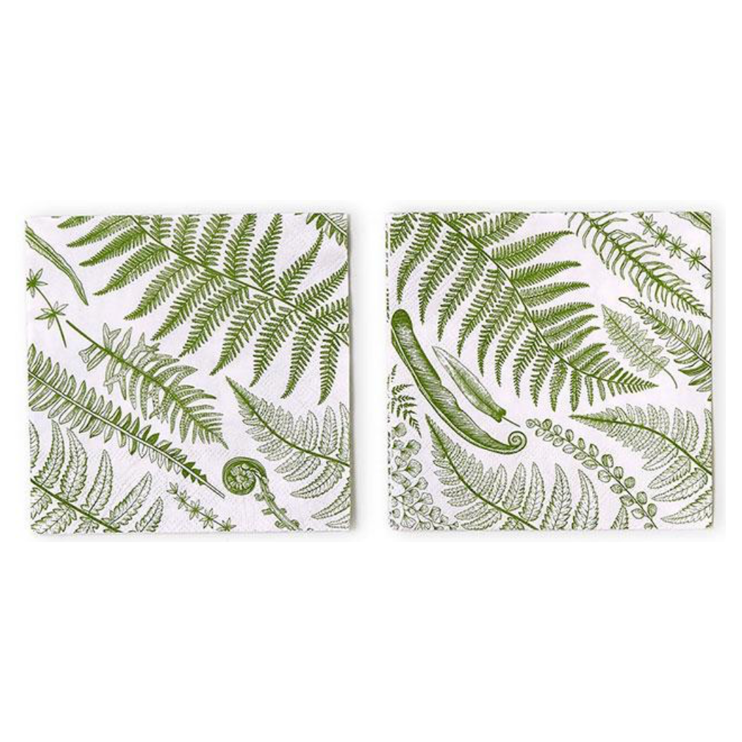 Two's Company ~ Fern Cocktail Napkin 20ct
