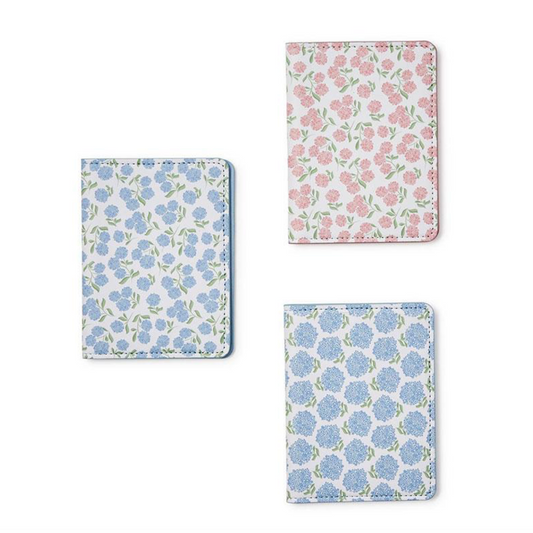 Hydrangea Print Passport Holder