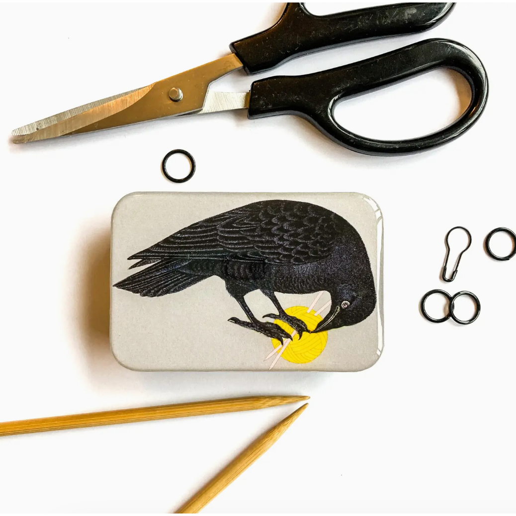 Tin Container with Magnet Large | Yarn Crow