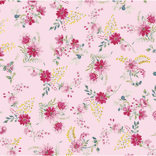 French Meadow ~ French Meadow Spray Floral ~ 16462-21 Rose