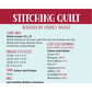 Primrose Cottage  | Stitching Quilt