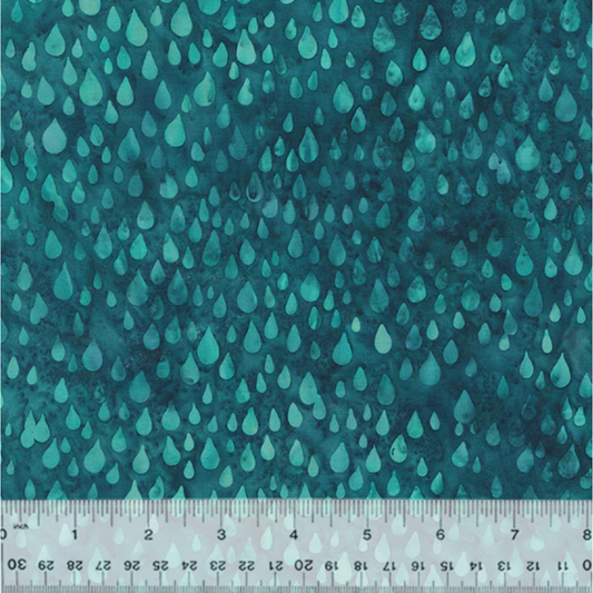 Lagoon ~ Raindrops ~ 3627Q-X Dark Teal