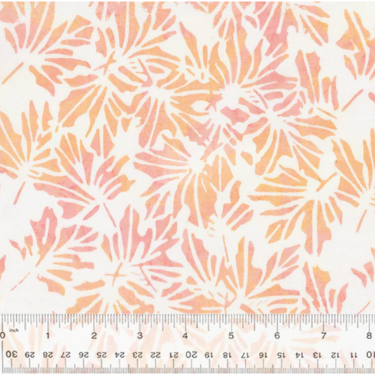 Coral Beach ~ Maple Leaves ~ 3686Q-X Blush