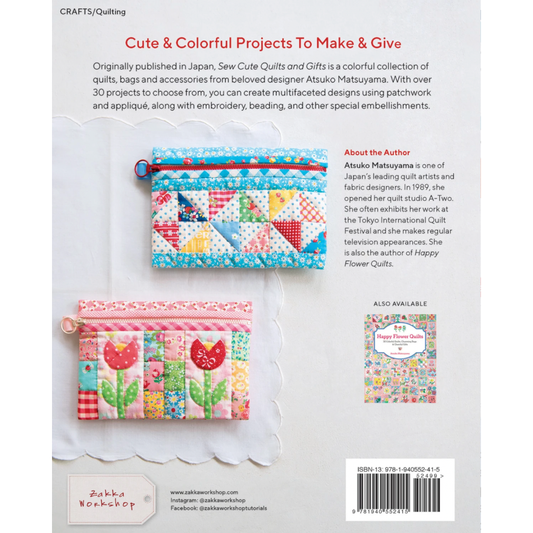 Sew Cute Quilts and Gifts Book by Atsuko Matsuyama