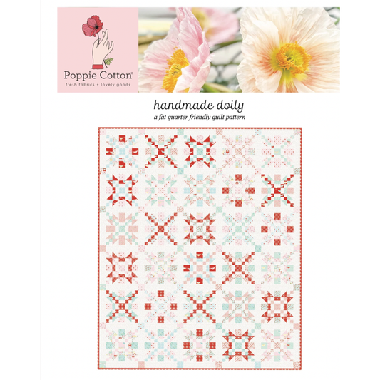 Poppie cotton ~ MBP23129 Handmade Doily Quilt Pattern