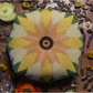 The Blue Flower | Sunflower Biscornu