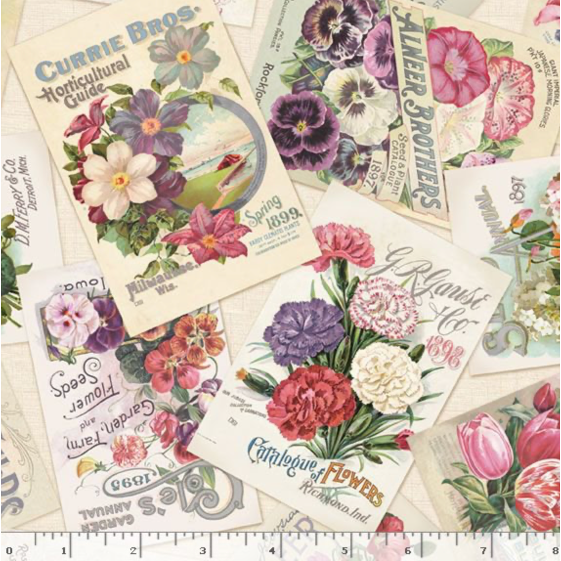 Cottage Lace ~ Seed Catalogues ~ R261466D-MULTI