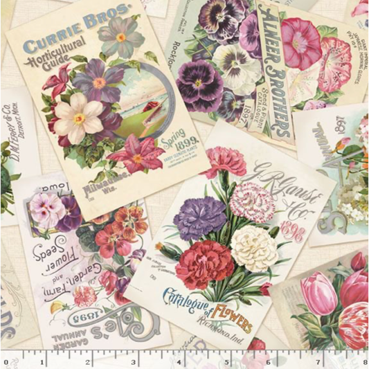 Cottage Lace ~ Seed Catalogues ~ R261466D-MULTI