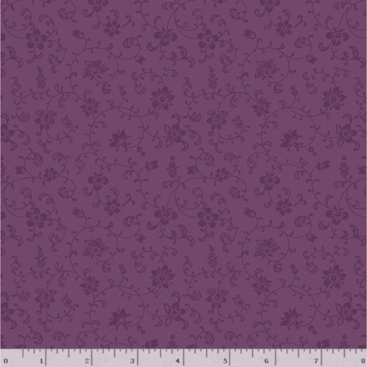 Cottage Lace ~ Vines and Floewrs ~ R261468D-PURPLE