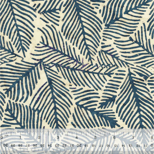 Blush & Blues ~ Palm Leaves ~ 2817Q-X Cream