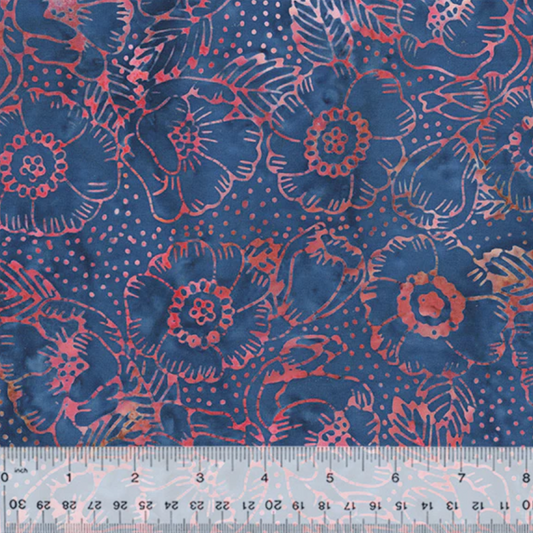 Blush & Blues ~ Gardenias ~ 2804Q-X Blue