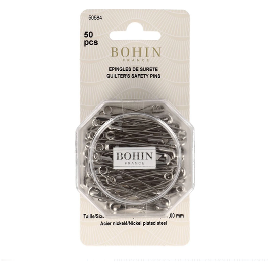 Bohin | Safety Quilting Pin Size 3 50ct