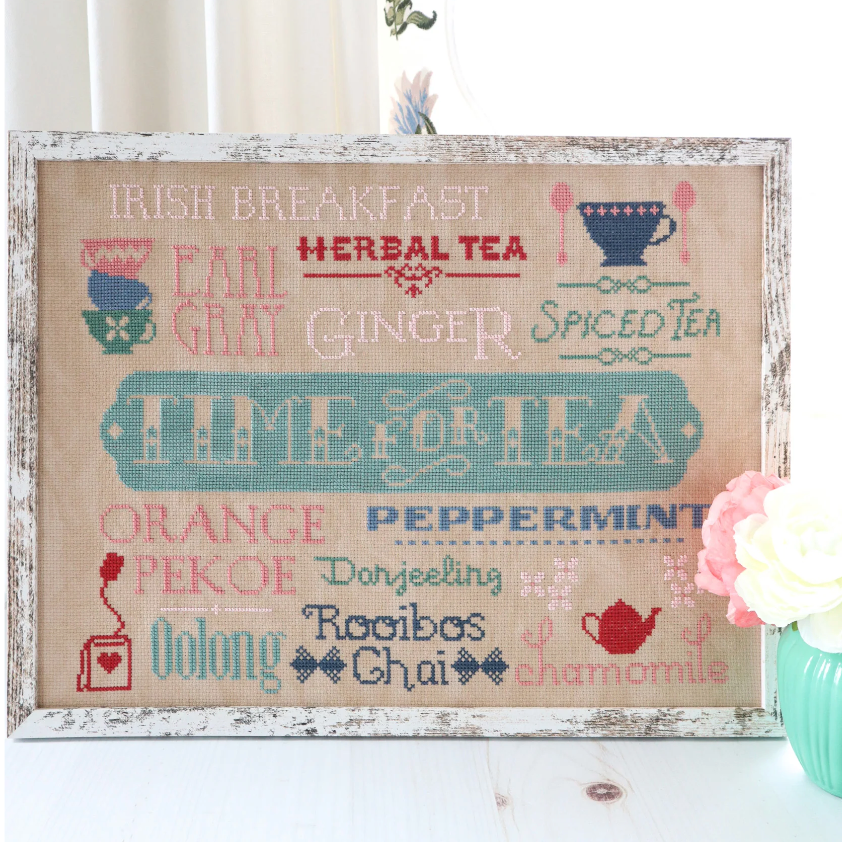 Flamingo Toes | Time for Tea Typography