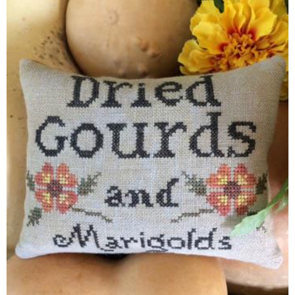 The Scarlett House | Dried Gourds and Marigolds