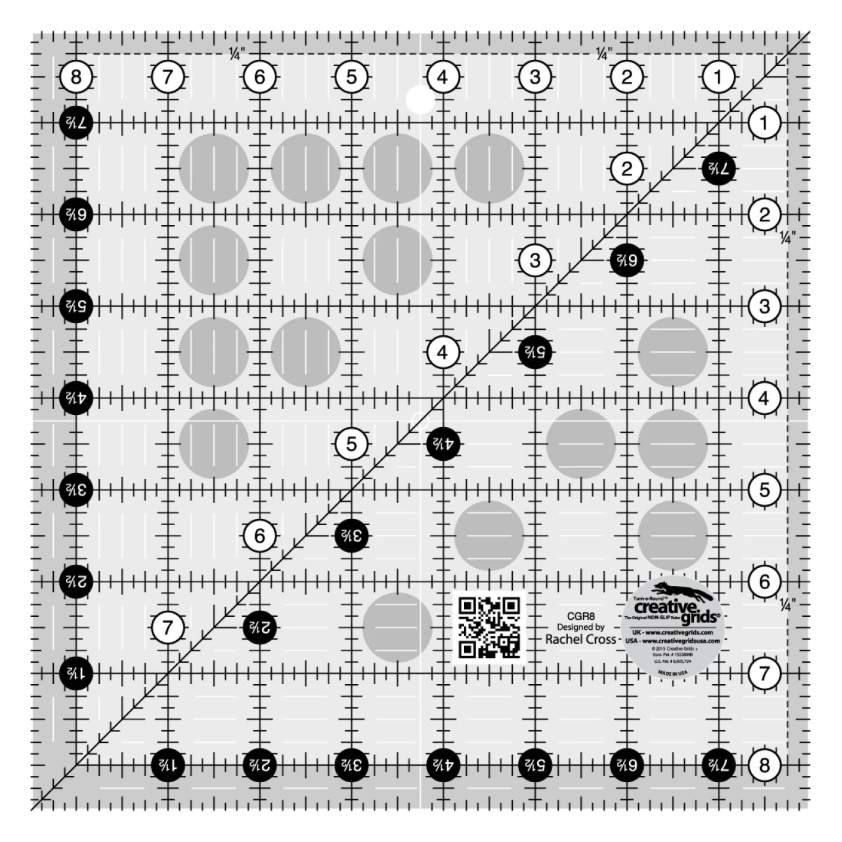 Creative Grids | Quilt Ruler 8.5" Square
