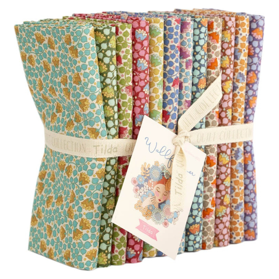 Tilda Wallflower Blenders ~ Fat Quarter Bundle 12pcs TIL300326