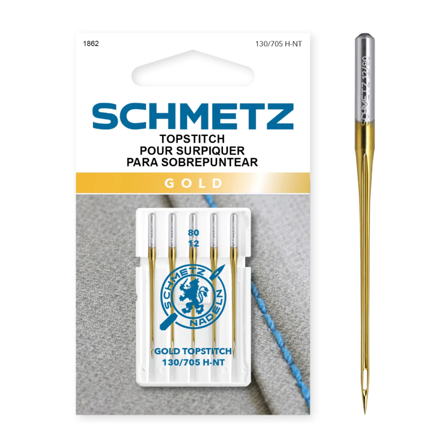 SCHMETZ Gold Topstitch Needles 80/12