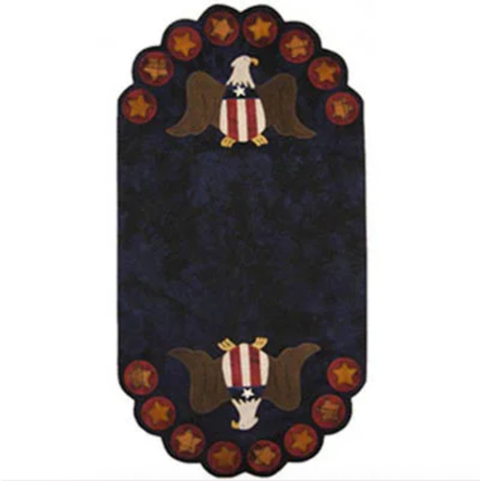 Lily Anna Stitches ~ Old Glory Wool Applique Pattern