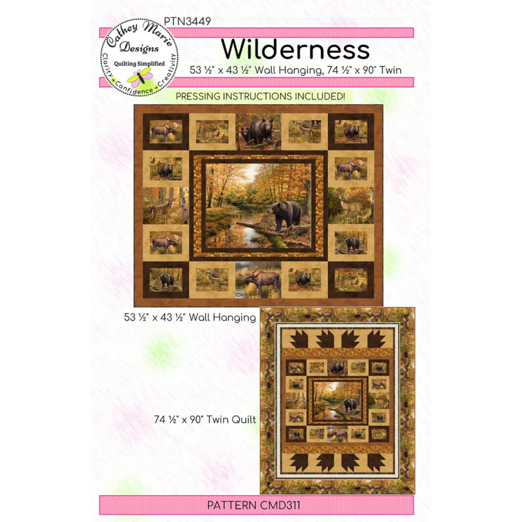 Cathey Marie Designs ~ Wilderness Quilt Kit