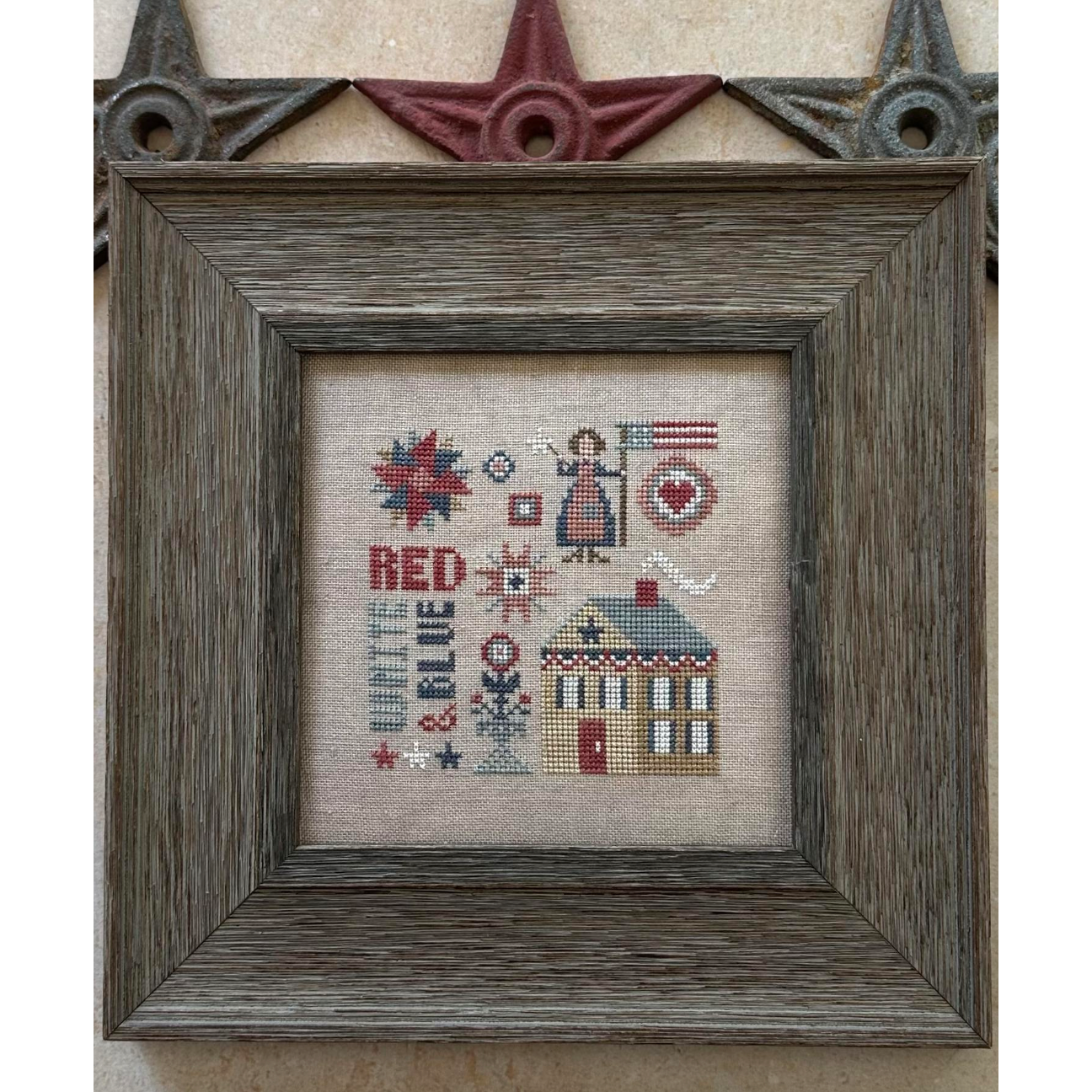 Heart in Hand | Doodles: Red, White & Blue