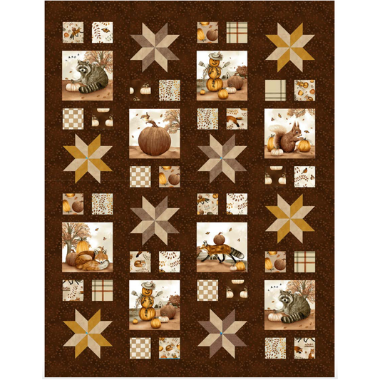 Farmer's Daughters Quilts ~ Farmer's Hello Pumpkin Quilt Kit