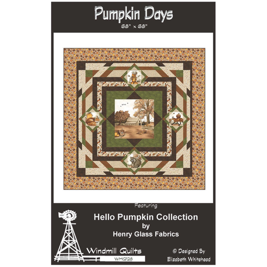 Windmill Quilts ~ Pumpkin Days Quilt Kit