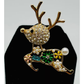 Small Crystal Reindeer Needle Minder/Magnet