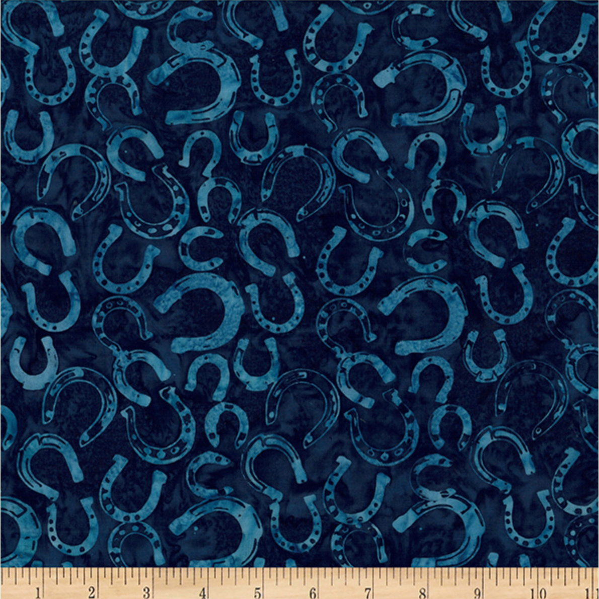 Bali Batik ~ Horseshoe ~ W2598-524 Moonstruck